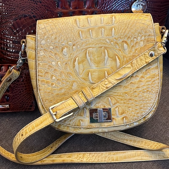 Coming up! Brahmin Mini Sonny Crossbody in SAFFRON 💛 - Picture 4 of 6